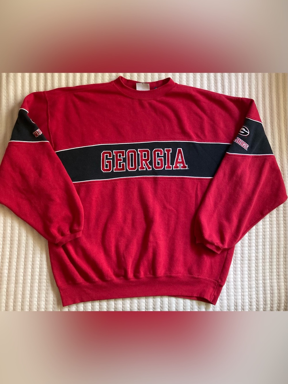 Vintage Georgia Bulldogs Sweatshirt Men’s XL Cadre Athletic Embroidered UGA VTG